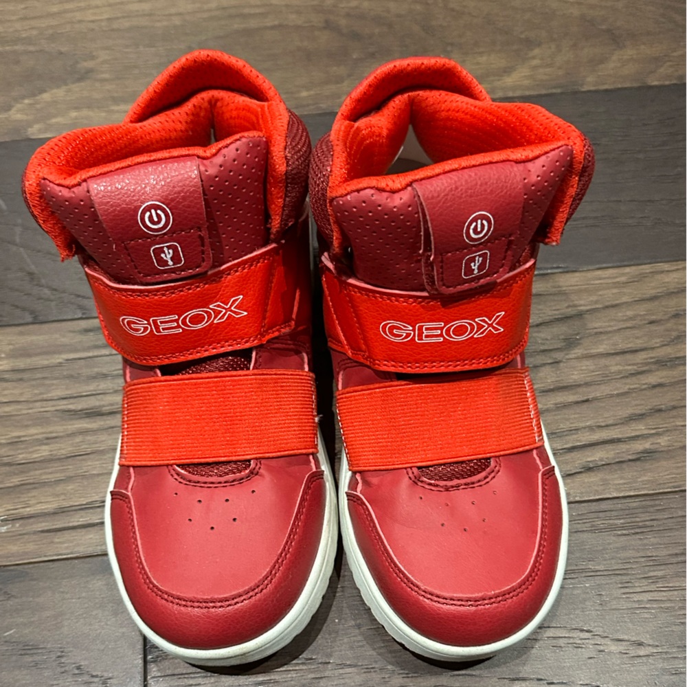 Geox Kids Red Sneakers